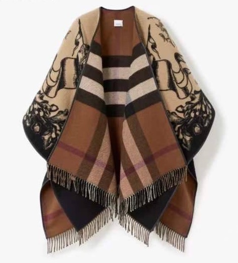 ПОНЧО BURBERRY 62084 фото анонса