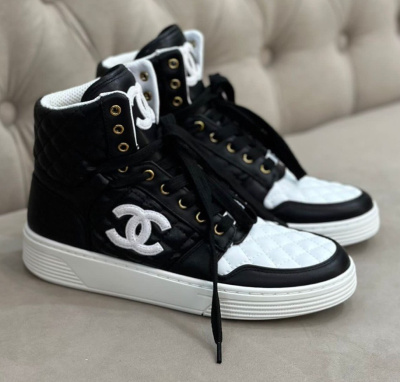 КЕДЫ ВЫСОКИЕ CHANEL 