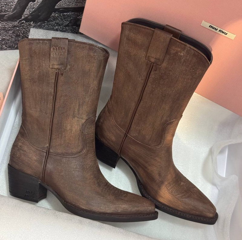 БОТИЛЬОНЫ КАЗАКИ MIU MIU 