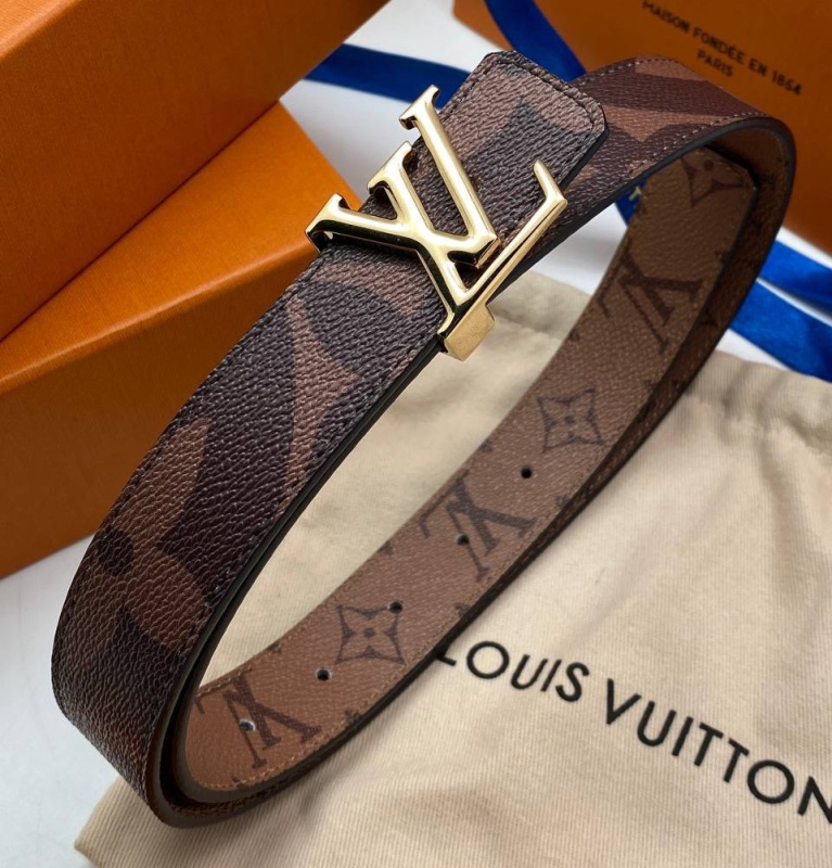 ЖЕНСКИЙ РЕМЕНЬ ДВУХСТОРОННИЙ LOUIS VUITTON 