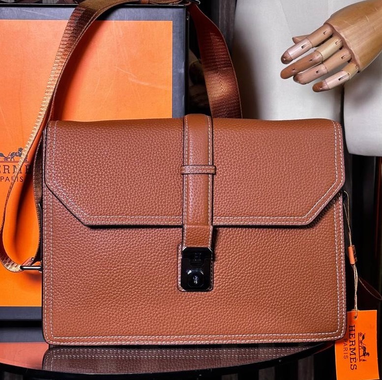 МУЖСКАЯ СУМКА МЕССЕНДЖЕР HERMES 