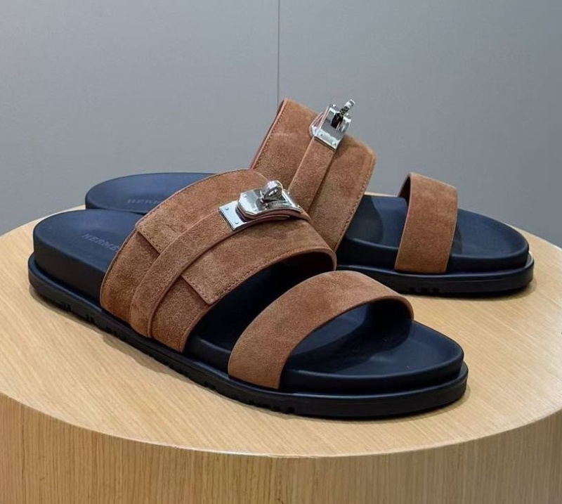 МУЖСКИЕ ШЛЕПКИ HERMES 