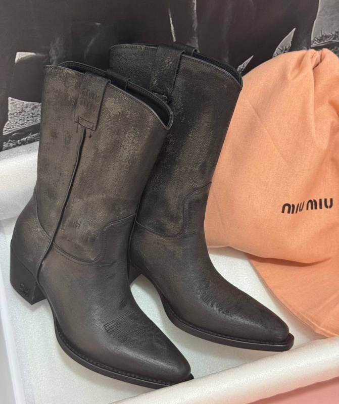 БОТИЛЬОНЫ КАЗАКИ MIU MIU 