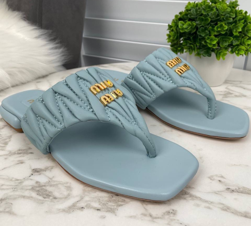 ШЛЕПКИ MIU MIU 