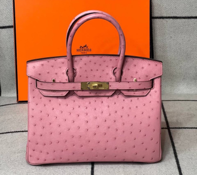 СУМКА HERMES BIRKIN 30 OSTRICH TERRE CUITE HARDWARE