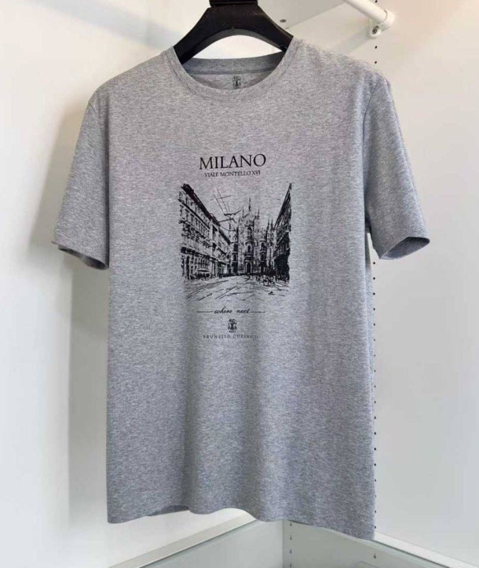 МУЖСКАЯ ФУТБОЛКА BRUNELLO CUCINELLI 