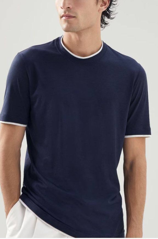 МУЖСКАЯ ФУТБОЛКА BRUNELLO CUCINELLI 