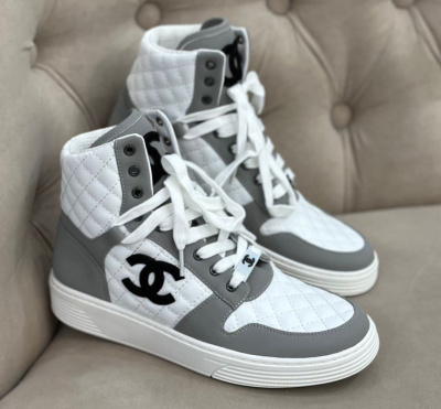 КЕДЫ ВЫСОКИЕ CHANEL 