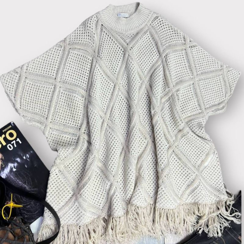 ПОНЧО BRUNELLO CUCINELLI 