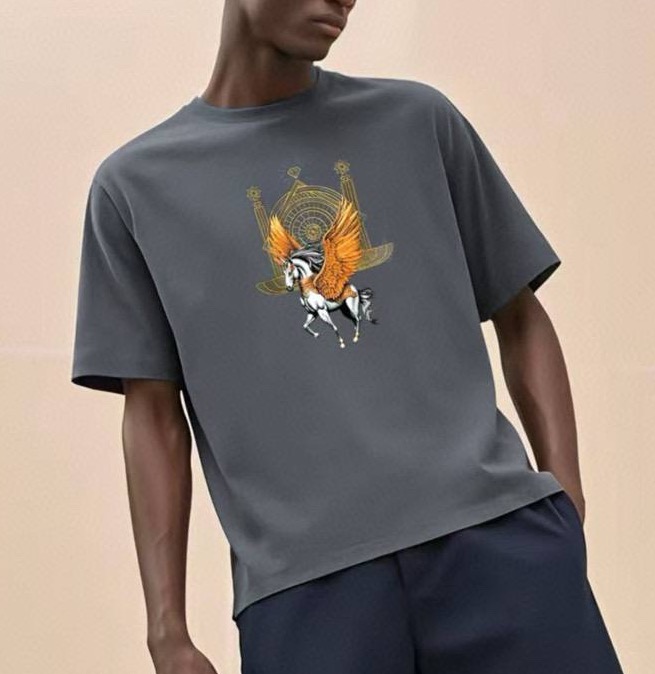 МУЖСКАЯ ФУТБОЛКА HERMES 