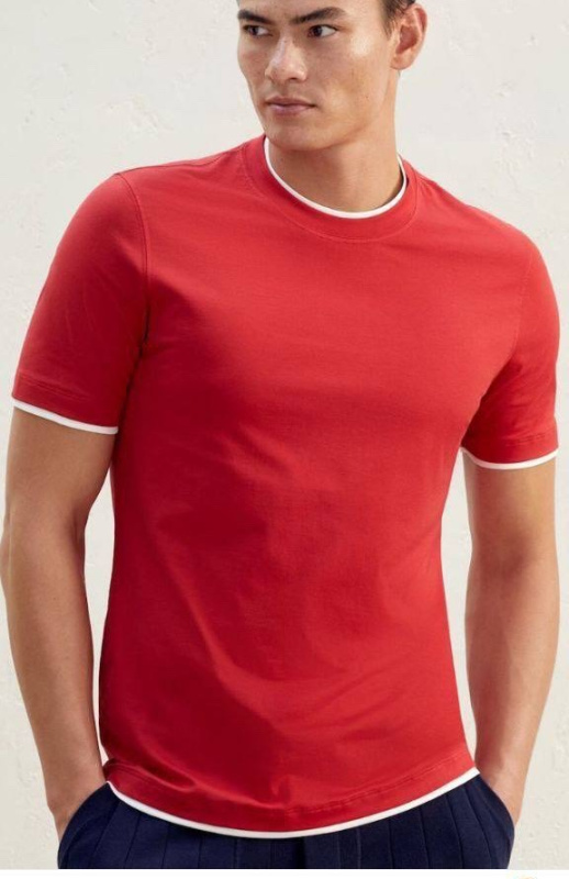 МУЖСКАЯ ФУТБОЛКА BRUNELLO CUCINELLI 