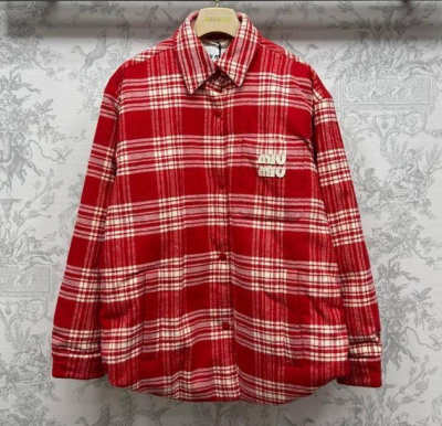 РУБАШКА УТЕПЛЕННАЯ MIU MIU 