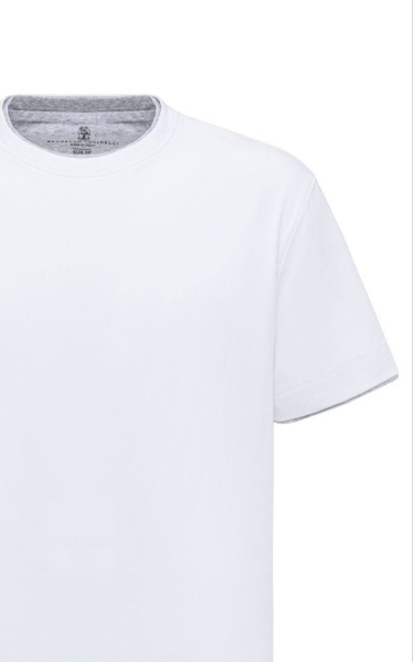 МУЖСКАЯ ФУТБОЛКА BRUNELLO CUCINELLI  69211 фото анонса