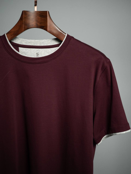 МУЖСКАЯ ФУТБОЛКА BRUNELLO CUCINELLI  68423 фото анонса