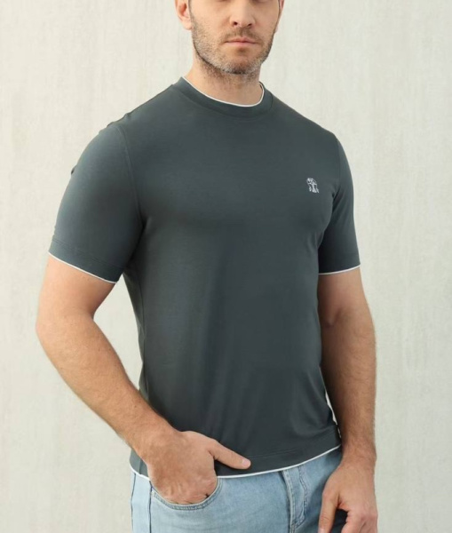 МУЖСКАЯ ФУТБОЛКА BRUNELLO CUCINELLI 