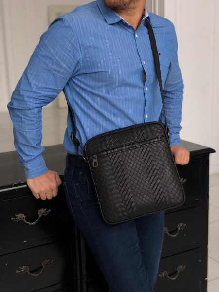МУЖСКАЯ СУМКА МЕССЕНДЖЕР BOTTEGA VENETA 12772 фото анонса