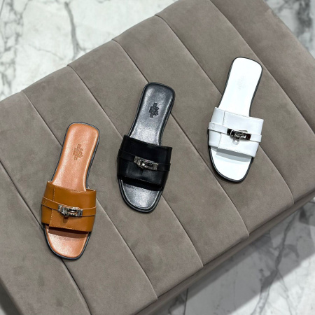 ШЛЕПКИ HERMES  58794 детальное фото товара