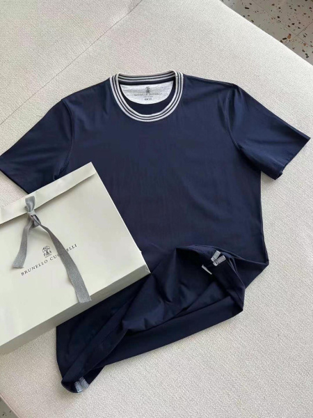 МУЖСКАЯ ФУТБОЛКА BRUNELLO CUCINELLI  58542 фото анонса
