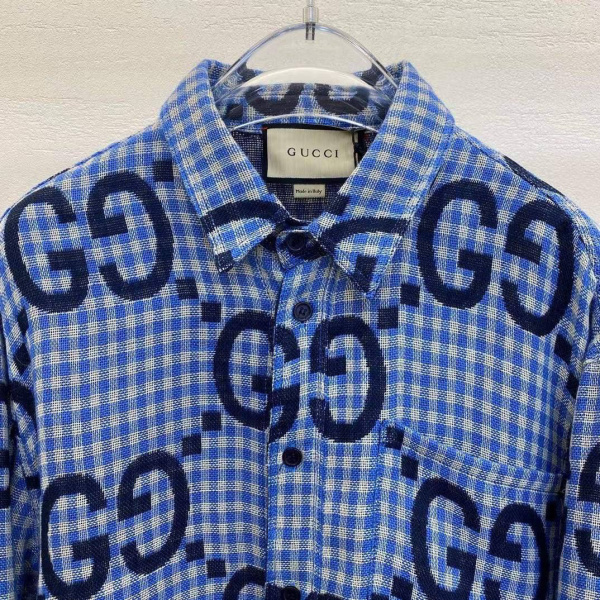 МУЖСКАЯ РУБАШКА GUCCI  69886 фото анонса