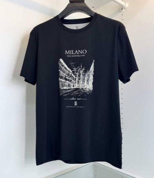 МУЖСКАЯ ФУТБОЛКА BRUNELLO CUCINELLI 