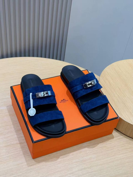 МУЖСКИЕ ШЛЕПКИ HERMES  78126 фото анонса