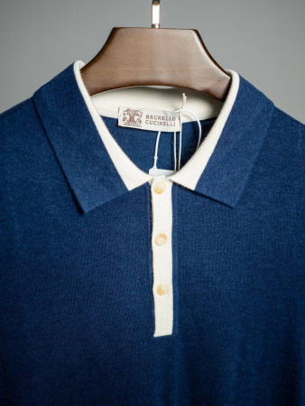 МУЖСКОЕ ПОЛО BRUNELLO CUCINELLI 69996 детальное фото товара