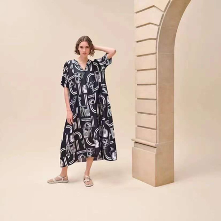 ПЛАТЬЕ HERMES  67245 детальное фото товара