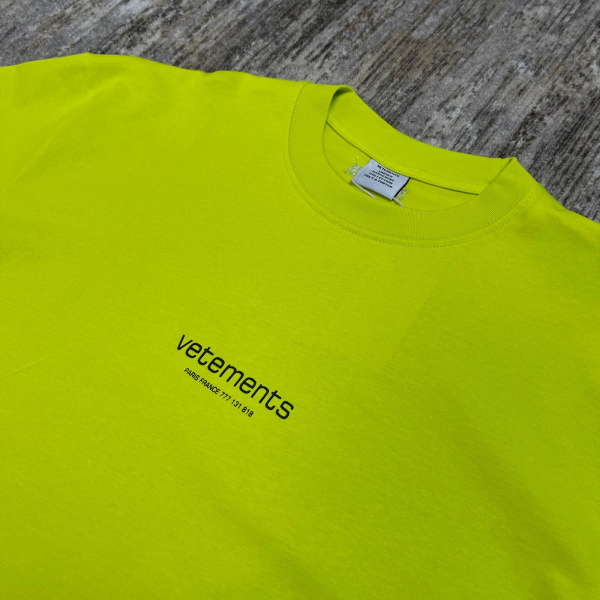 МУЖСКАЯ ФУТБОЛКА VETEMENTS  66513 фото анонса