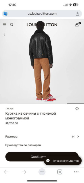 МУЖСКАЯ ДУБЛЕНКА LOUIS VUITTON  64316 фото анонса