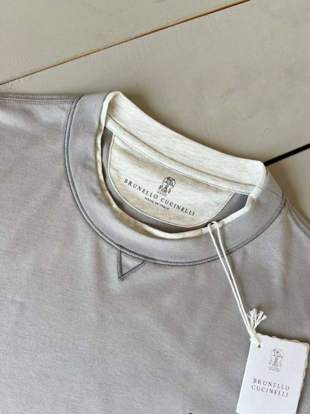 МУЖСКАЯ ФУТБОЛКА BRUNELLO CUCINELLI  73464 фото анонса