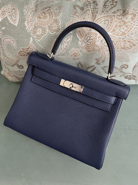 СУМКА HERMES KELLY 28 ручная работа 56087 фото анонса
