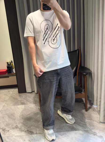 МУЖСКАЯ ФУТБОЛКА HERMES  74976 фото анонса