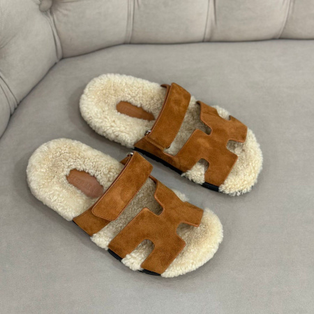 ШЛЕПКИ HERMES  61327 детальное фото товара