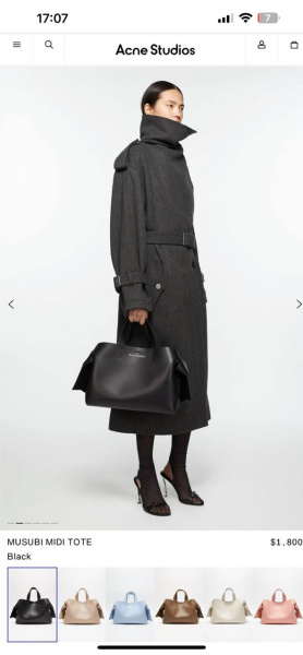 СУМКА ACNE STUDIOS  73603 фото анонса