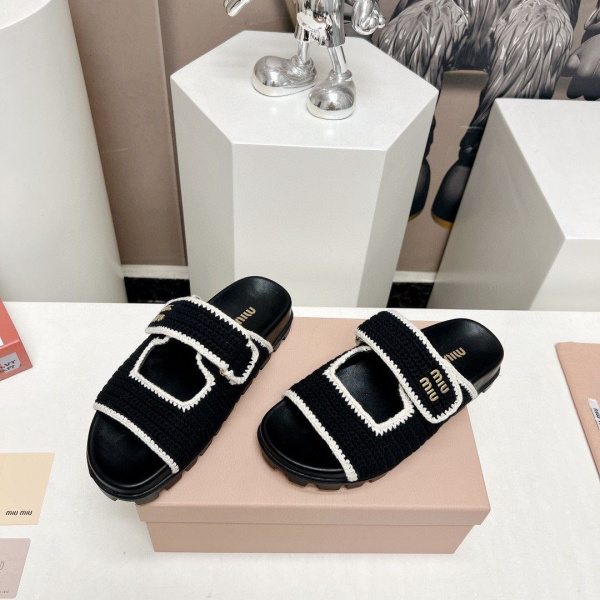 ШЛЕПКИ MIU MIU  69011 фото анонса