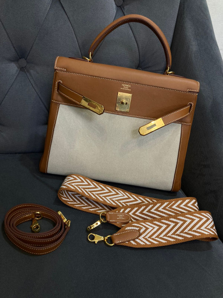 СУМКА HERMES KELLY 32 ручная работа 47220 фото анонса