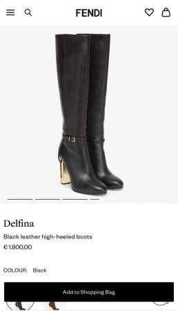 САПОГИ FENDI  64113 детальное фото товара