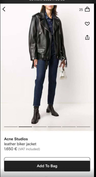 КУРТКА ACNE STUDIOS 65933 фото анонса