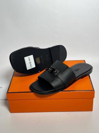 МУЖСКИЕ ШЛЕПКИ HERMES  61117 детальное фото товара