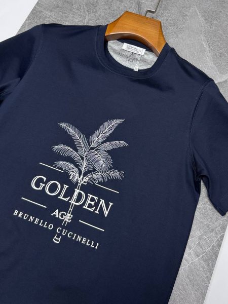 МУЖСКАЯ ФУТБОЛКА BRUNELLO CUCINELLI  72731 фото анонса