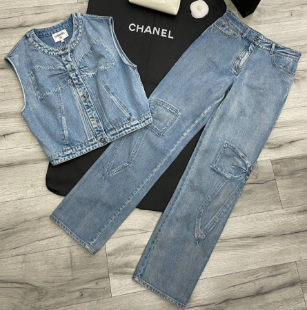 ДЖИНСЫ CHANEL  82506 детальное фото товара