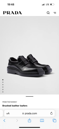 ЛОФЕРЫ PRADA  67303 детальное фото товара