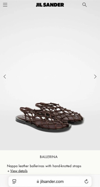 САНДАЛИИ JIL SANDER  77043 фото анонса