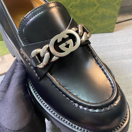 ЛОФЕРЫ GUCCI  61436 детальное фото товара