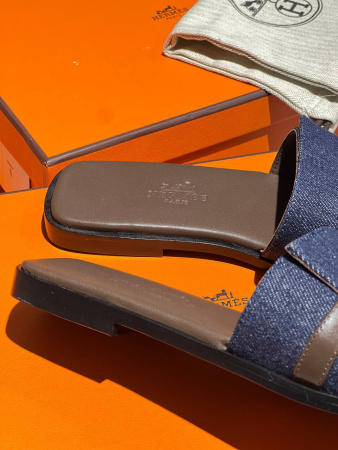 ШЛЕПКИ HERMES  68112 детальное фото товара