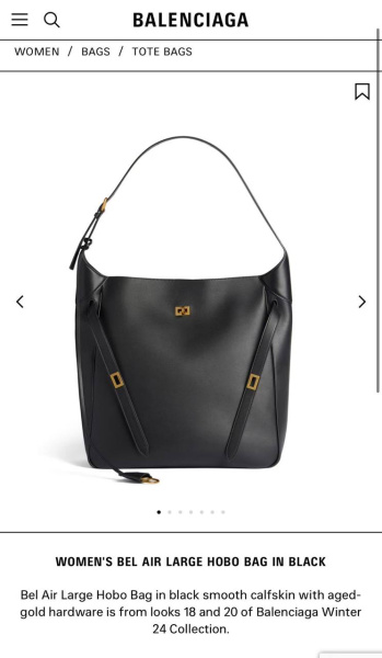 СУМКА BALENCIAGA BEL AIR LARGE  73277 фото анонса