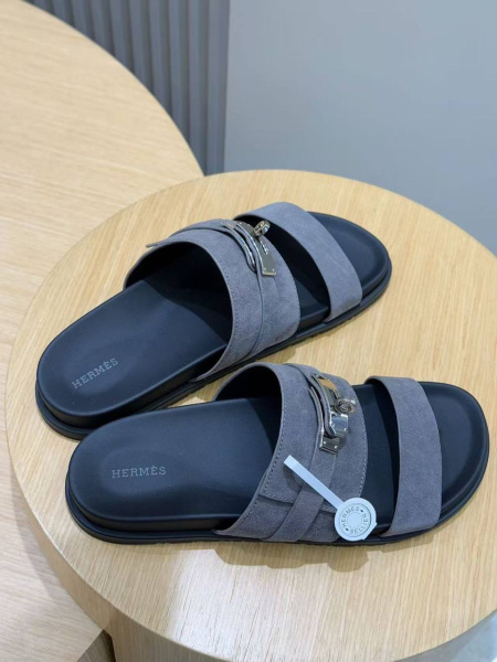 МУЖСКИЕ ШЛЕПКИ HERMES  78121 фото анонса