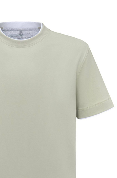МУЖСКАЯ ФУТБОЛКА BRUNELLO CUCINELLI  69207 фото анонса