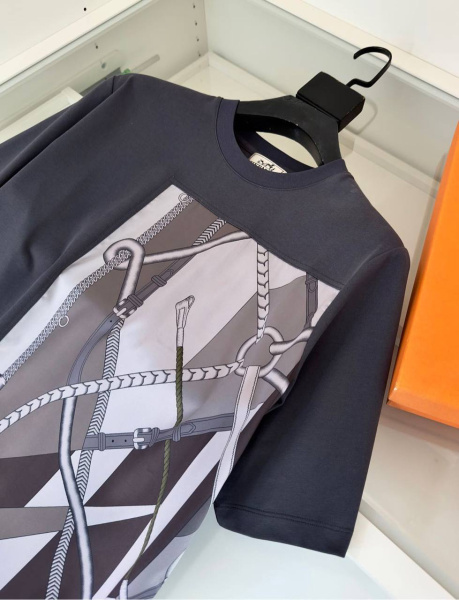 МУЖСКАЯ ФУТБОЛКА HERMES  74460 фото анонса