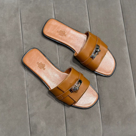 ШЛЕПКИ HERMES  58794 детальное фото товара